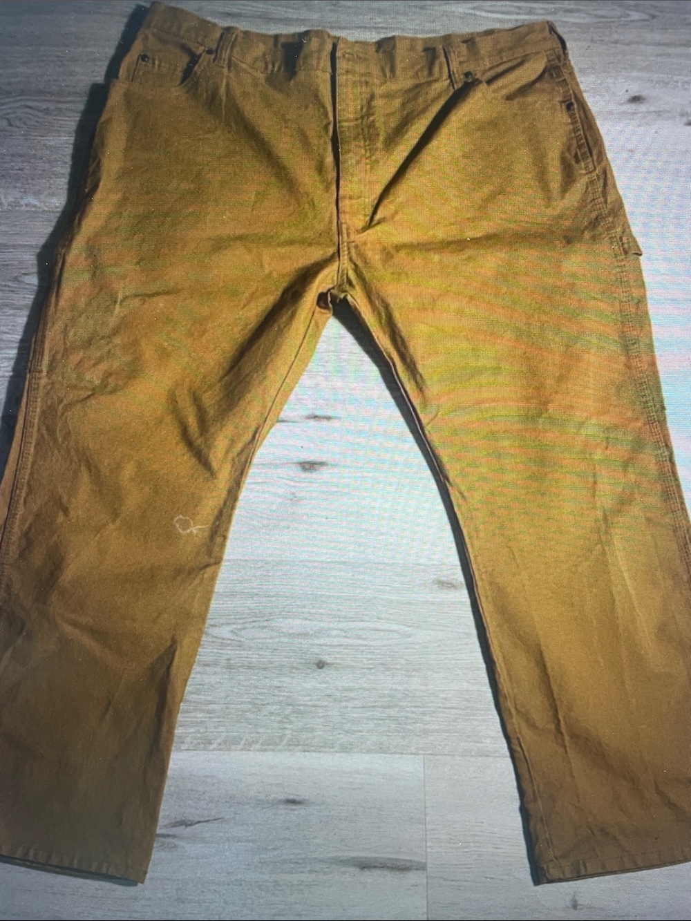 Men's Brown Work Pants - Durable Everyday Trousers
